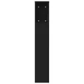 Armoire de tête de lit Noir 220x18,5x104,5 cm