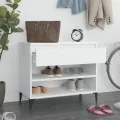 Armoire à chaussures Blanc 70x36x60 cm Bois d'ingénierie