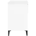 Armoire à chaussures Blanc 70x36x60 cm Bois d'ingénierie