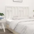 Tête de lit Blanc 125,5x4x100 cm Bois massif de pin