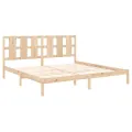 Cadre de lit Bois de pin massif 200x200 cm