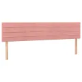 cadre de lit avec matelas Rose 200x200 cm Velours