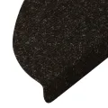 Tapis d'escalier auto-adhésifs 10 pcs anthracite 65x22,5x3,5 cm