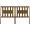 Tête de lit Marron miel 156x4x100 cm Bois massif de pin
