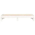 Lit coulissant Blanc 2x(80x200) cm Bois de pin massif
