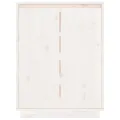 Armoire à chaussures Blanc 60x35x80 cm Bois de pin massif