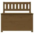 Banc Marron miel 80x41x77 cm Bois de pin massif