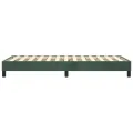 cadre de lit Vert foncé 80x200 cm Velours