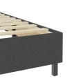 cadre de lit Gris Tissu 100x200 cm
