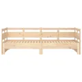 Lit coulissant Bois de pin solide 2x(90x200) cm