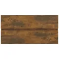 Armoire de lavabo Chêne fumé 90x38,5x45 cm Bois d'ingénierie
