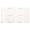 Tête de lit murale Blanc 166x3x90 cm Bois massif de pin