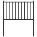 Tête de lit métal noir 80 cm