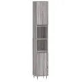 Ensemble d'armoires de salle de bain 3 pcs sonoma gris