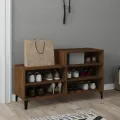 Armoire à chaussures Chêne marron 102x36x60cm Bois d'ingénierie
