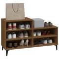 Armoire à chaussures Chêne marron 102x36x60cm Bois d'ingénierie