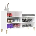 Armoire à chaussures Blanc 102x36x60 cm Bois d'ingénierie