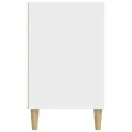 Armoire à chaussures Blanc 102x36x60 cm Bois d'ingénierie