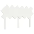 Tête de lit Blanc 132x3x81 cm Bois massif de pin