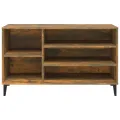 Armoire à chaussures Chêne fumé 102x36x60 cm Bois d'ingénierie