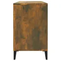 Armoire à chaussures Chêne fumé 102x36x60 cm Bois d'ingénierie