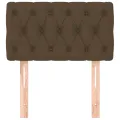 Tête de lit Marron Foncé 80x7x78/88 cm Tissu