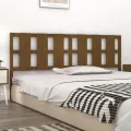 Tête de lit Marron miel 205,5x4x100 cm Bois massif de pin