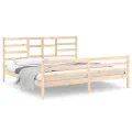 Cadre de lit Bois massif 200x200 cm