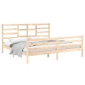 Cadre de lit Bois massif 200x200 cm