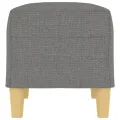 Banc Gris foncé 70x35x41 cm Tissu