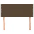 Tête de lit Marron Foncé 80x5x78/88 cm Tissu
