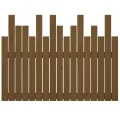 Tête de lit murale Marron miel 108x3x80 cm Bois massif de pin