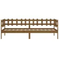 Lit de jour Marron miel 90x200 cm Bois de pin massif