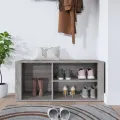 Armoire à chaussures Sonoma gris 100x35x45 cm Bois d'ingénierie