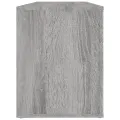 Armoire à chaussures Sonoma gris 100x35x45 cm Bois d'ingénierie