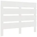 Tête de lit Blanc 75x3x80 cm Bois massif de pin