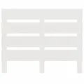 Tête de lit Blanc 75x3x80 cm Bois massif de pin