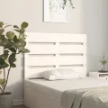 Tête de lit Blanc 75x3x80 cm Bois massif de pin
