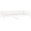 Lit de jour Blanc Bois massif de pin 90x190 cm