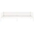Lit de jour Blanc Bois massif de pin 90x190 cm