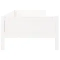 Lit de jour Blanc Bois massif de pin 90x190 cm