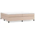 cadre de lit Cappuccino 200x200 cm Similicuir