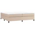 cadre de lit Cappuccino 200x200 cm Similicuir