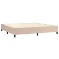 cadre de lit Cappuccino 200x200 cm Similicuir