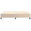 cadre de lit Cappuccino 200x200 cm Similicuir