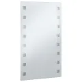 Miroir mural à LED pour salle de bains 60x100 cm