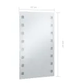 Miroir mural à LED pour salle de bains 60x100 cm