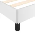 Cadre de lit Blanc 100x200 cm Similicuir