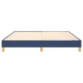 cadre de lit Bleu 160x200 cm Tissu