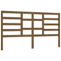 Tête de lit Marron miel 206x4x104 cm Bois massif de pin